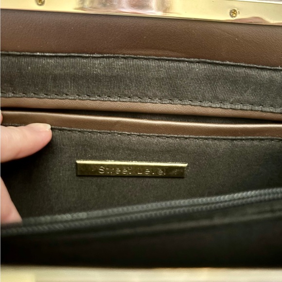 Anthropologie Tri-Color Velvet Handbag - Picture 2 of 9